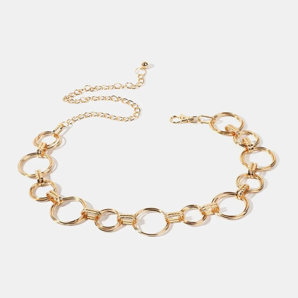 Alloy Chain Circle Belt