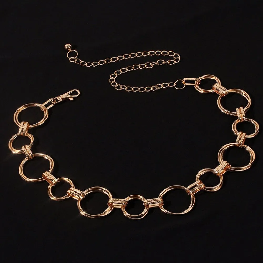 Alloy Chain Circle Belt