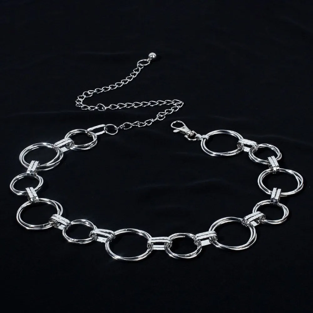 Alloy Chain Circle Belt