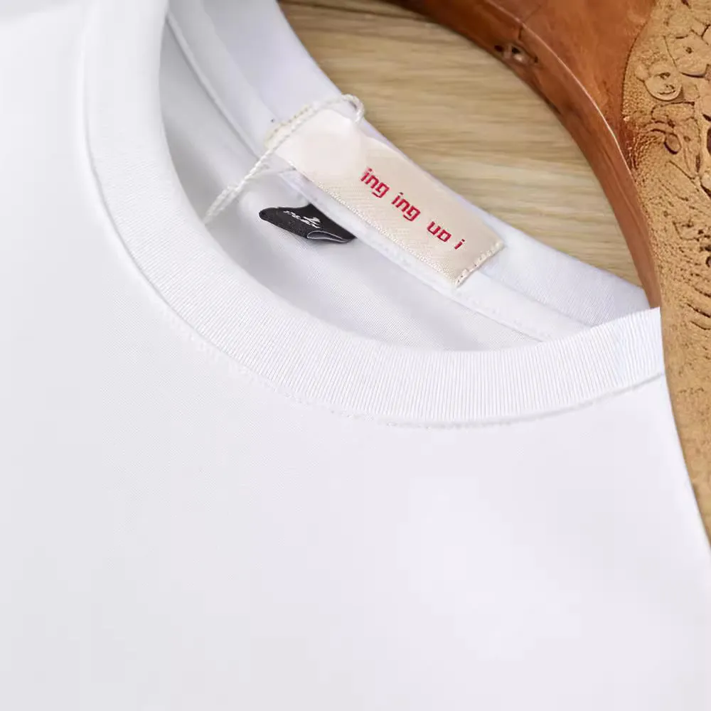ARWEN& AJH GROUP 2024 New  مجموعة أروين Mulberry Silk Ice Silk Short-sleeved T-shirt Men's Summer Cool Breathable Top Elastic Sports Casual T-shirt