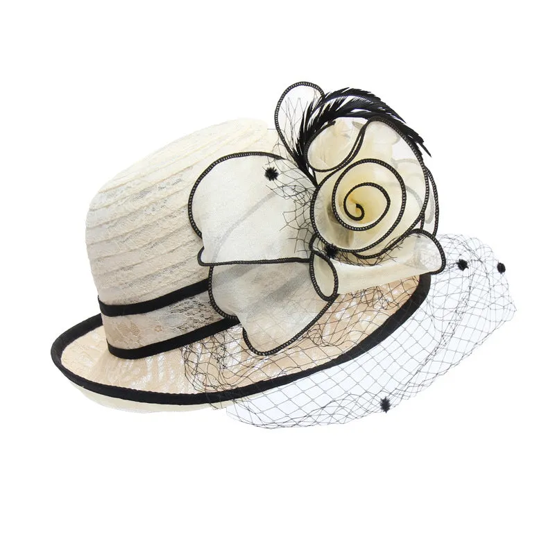 BerriesJam - 2024 Summer Elegant Sun Protection Basin Hat