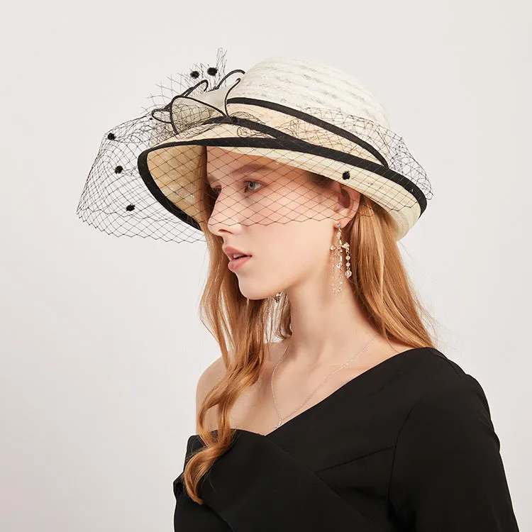 BerriesJam - 2024 Summer Elegant Sun Protection Basin Hat