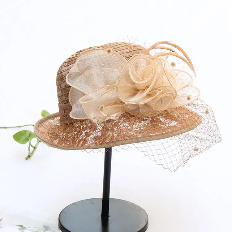 BerriesJam - 2024 Summer Elegant Sun Protection Basin Hat