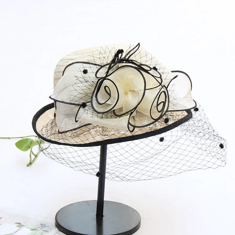 BerriesJam - 2024 Summer Elegant Sun Protection Basin Hat