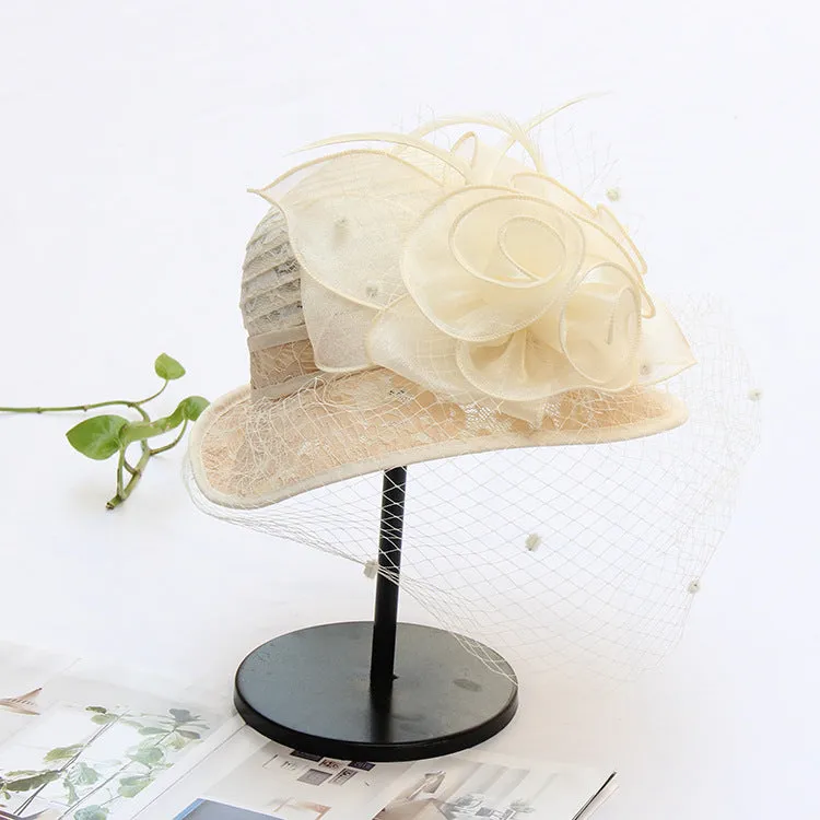 BerriesJam - 2024 Summer Elegant Sun Protection Basin Hat
