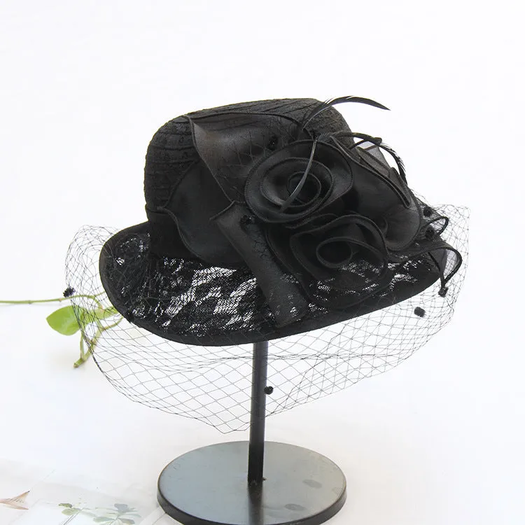 BerriesJam - 2024 Summer Elegant Sun Protection Basin Hat