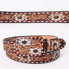 Caprock Canyon Hand Tooled Leather Belt