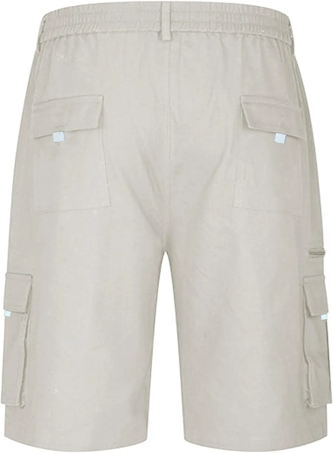 Cathalem Cargo Shorts for Men, Men's Elastic Waist Cargo Shorts Summer Relaxed Fit Outdoor Work Shorts Athletic Shorts