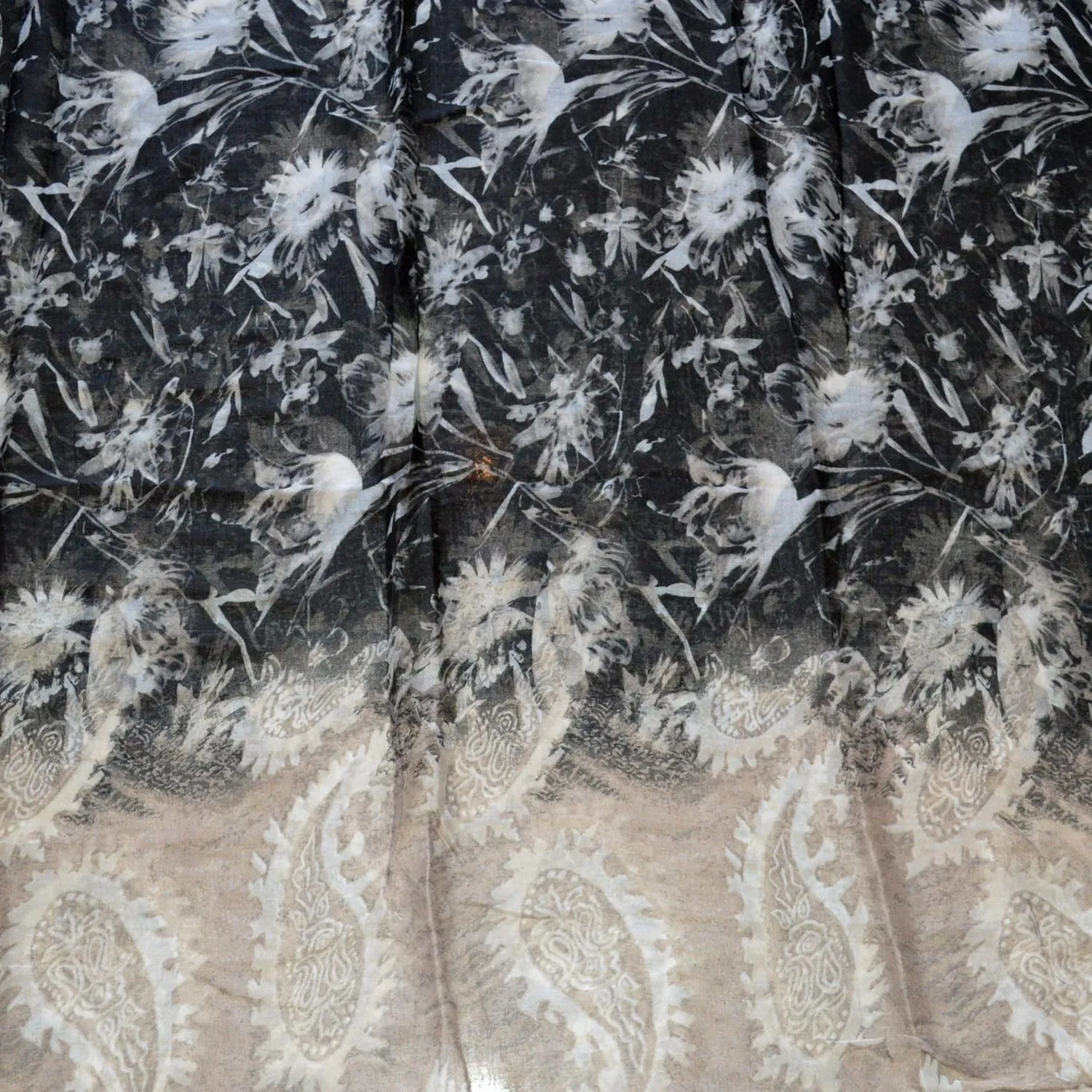 Floral Light Weight X Large Infinity Scarf