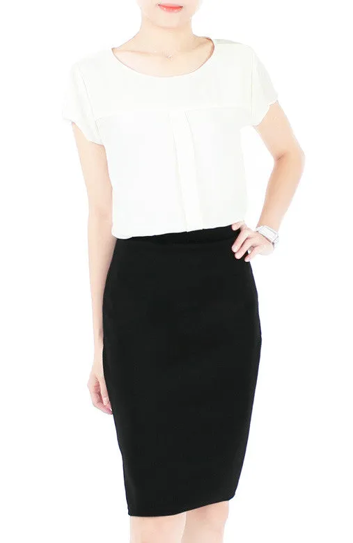 Flow And Flutter Blouse - White