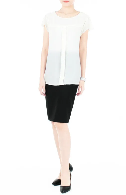 Flow And Flutter Blouse - White