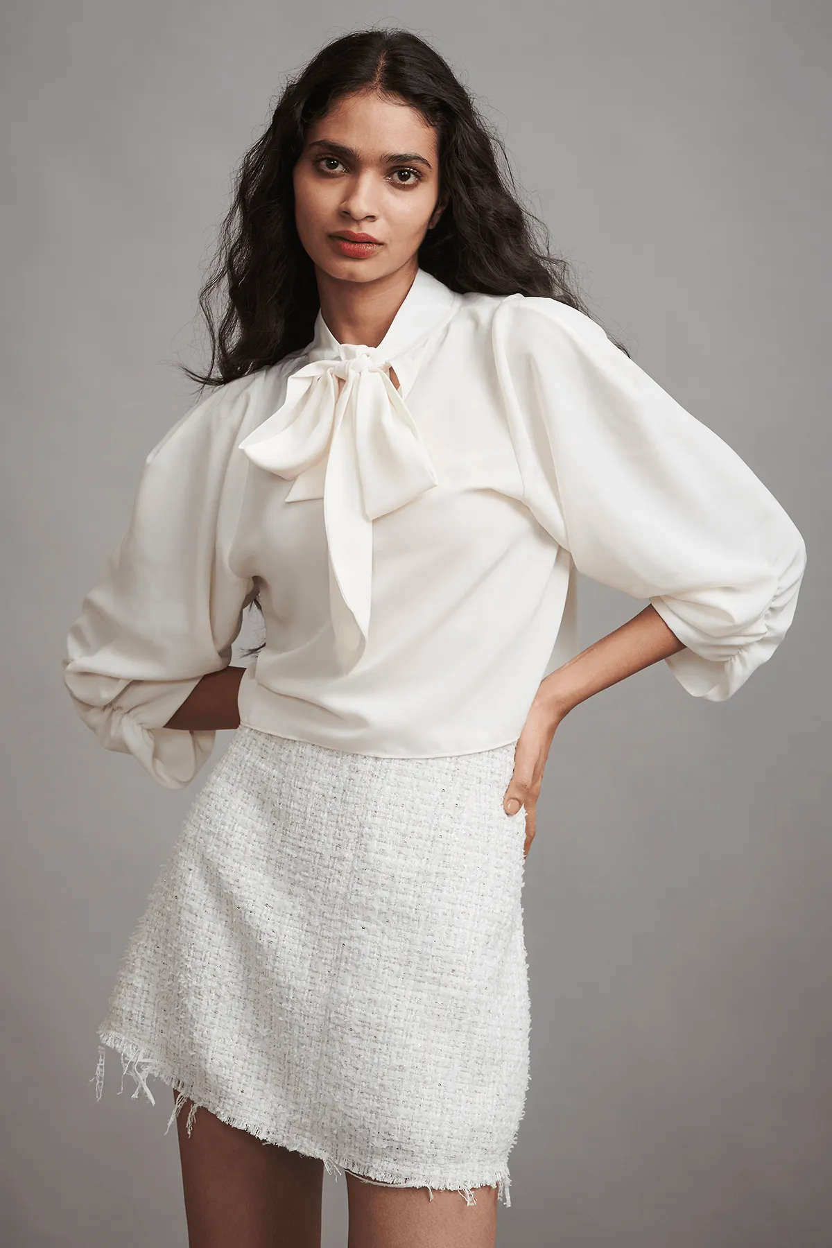 Flowy Blouse with Bow