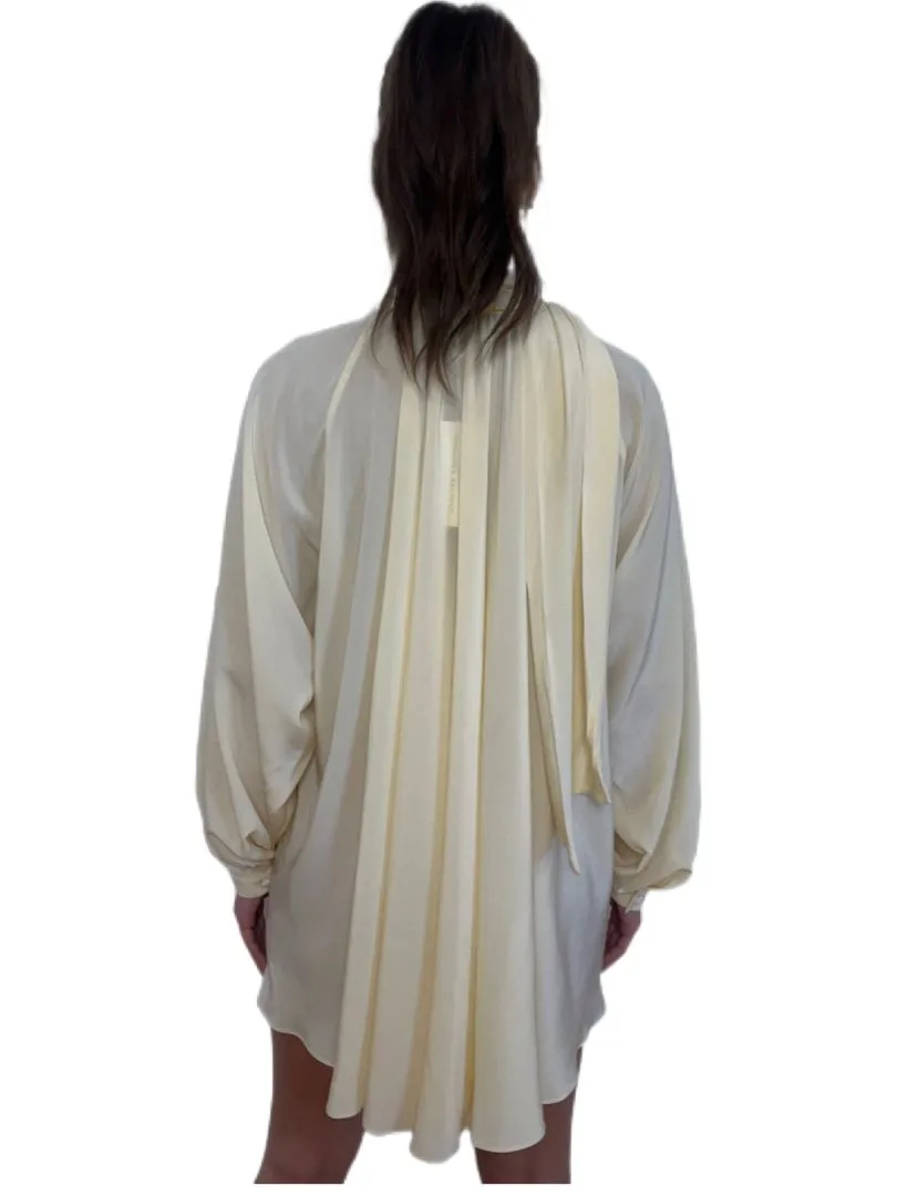 Gucci Cream Silk Blouse. Size: 40