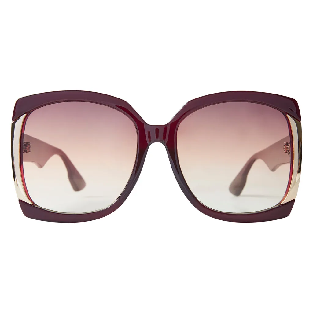 Jamie Lee Gold Trim Sunglasses