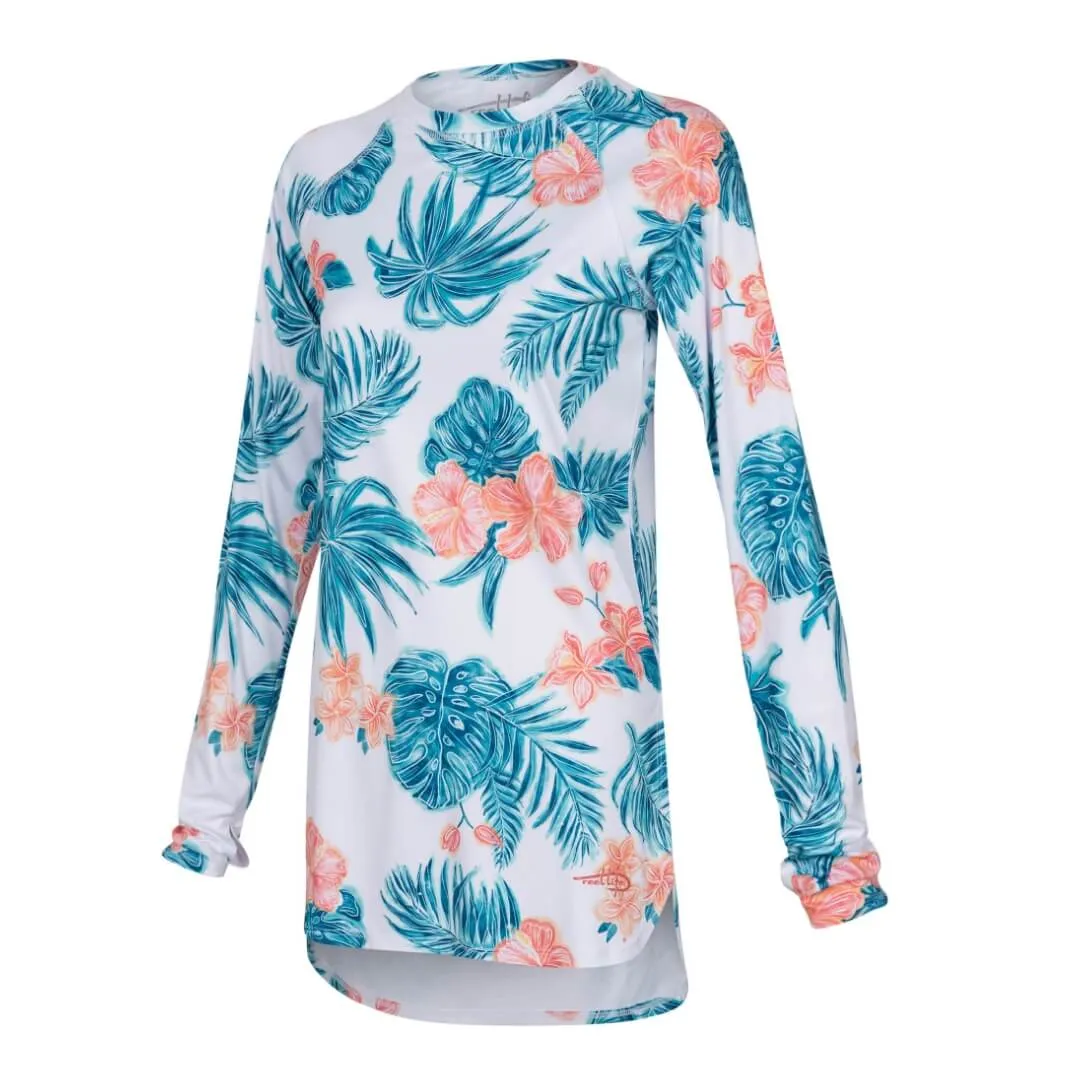 Jax Beach Long Sleeve UV Cover Up (Waterlily)