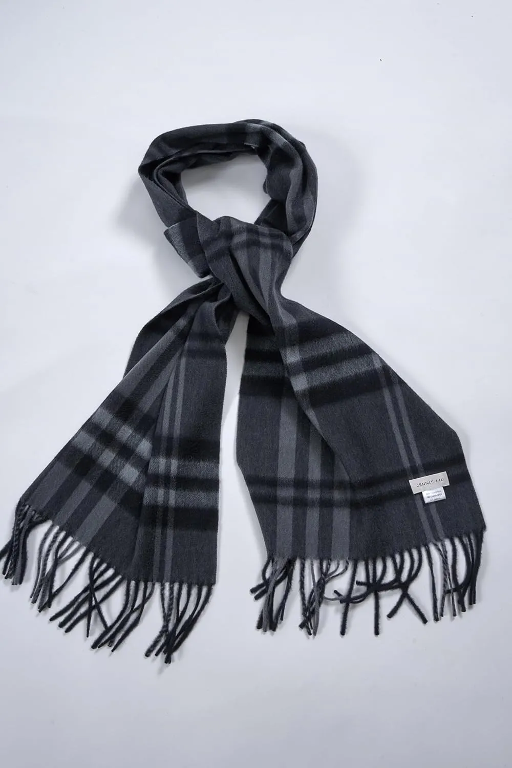 JENNIE LIU Women's 100% Pure Cashmere Scarf for Women
