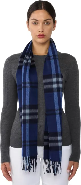 JENNIE LIU Women's 100% Pure Cashmere Scarf for Women