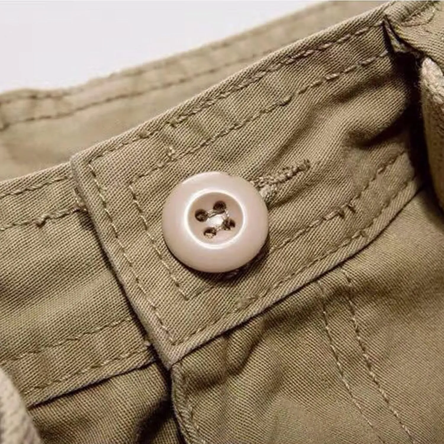 JEsilunmaMY Relaxed Fit Cargo Shorts for Men Multi-Pocket Outdoor Cotton Beach Shorts Lightweight Military Hiking Shorts