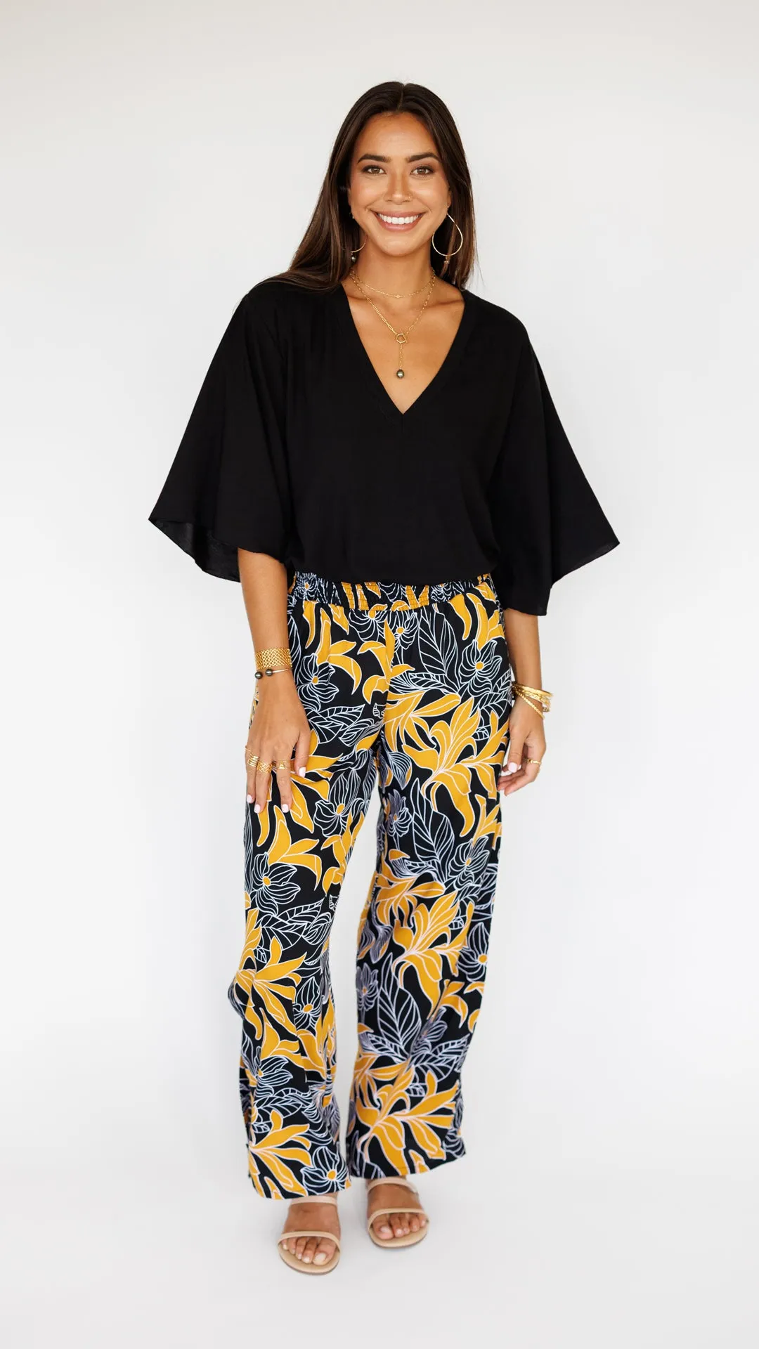 Kiely Top / Solid Black
