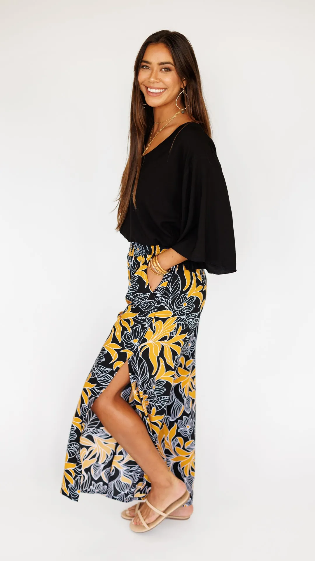 Kiely Top / Solid Black