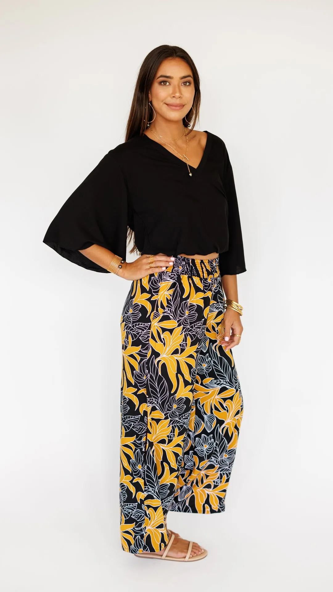 Kiely Top / Solid Black