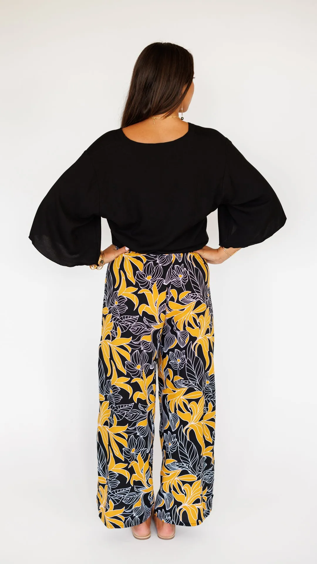 Kiely Top / Solid Black