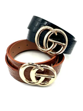 Kody Faux Leather Belt