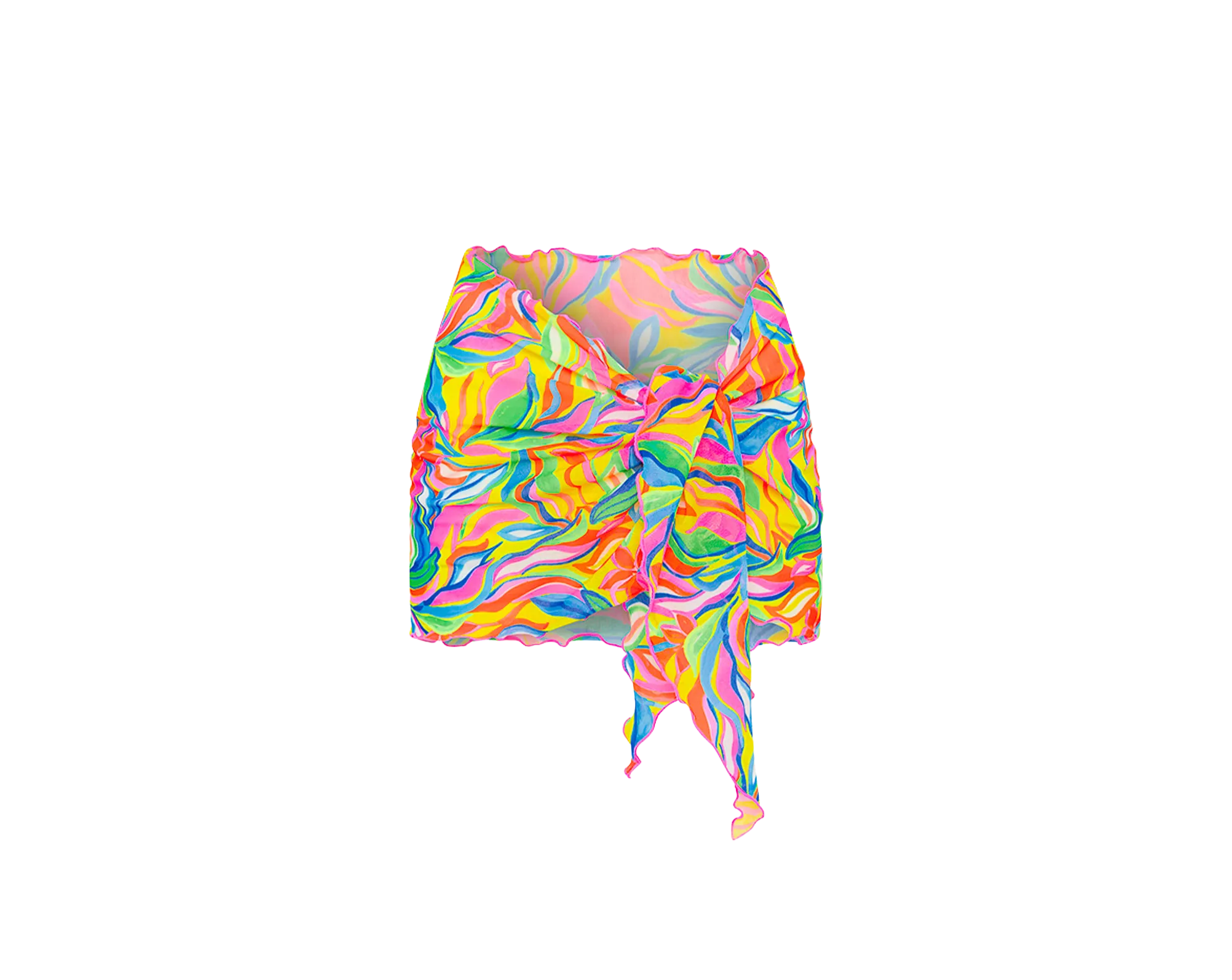 Kulani Kinis Mini Mesh Sarong - Tropical Illusion