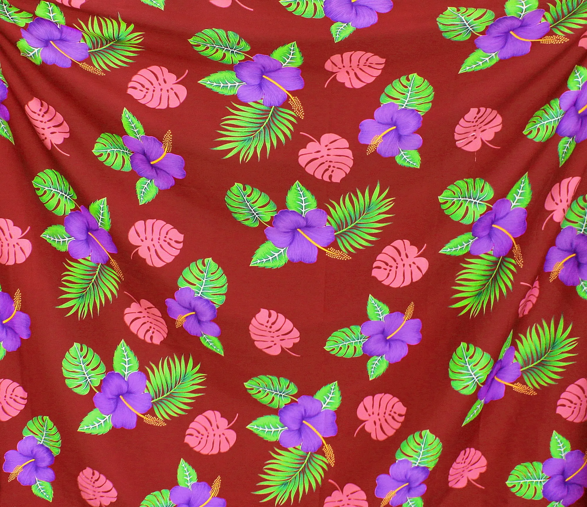 LA LEELA Men Boho Sarong Cover Up Beach Wrap Towel One Size Maroon_L158