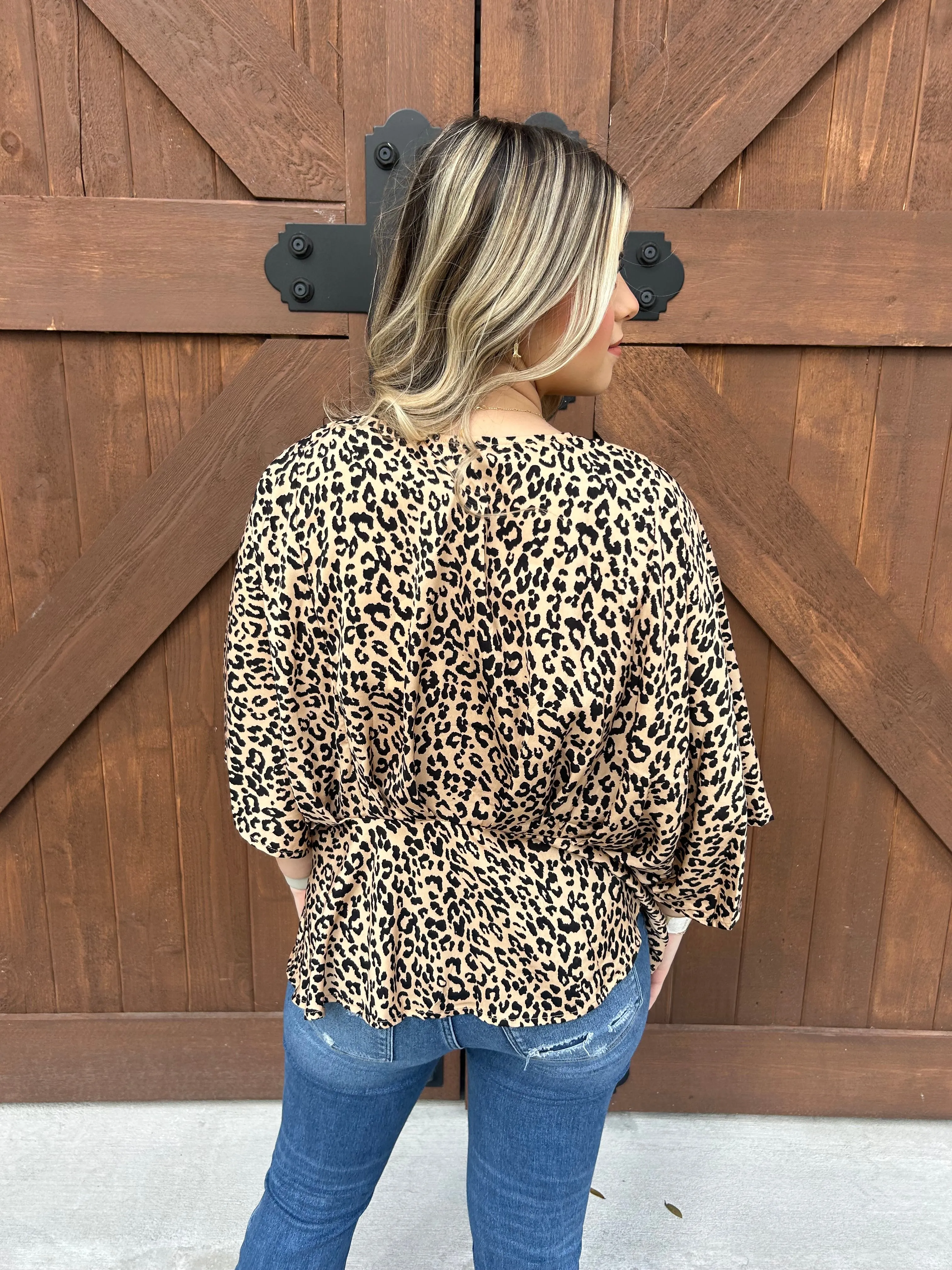Leaping Leopard Blouse