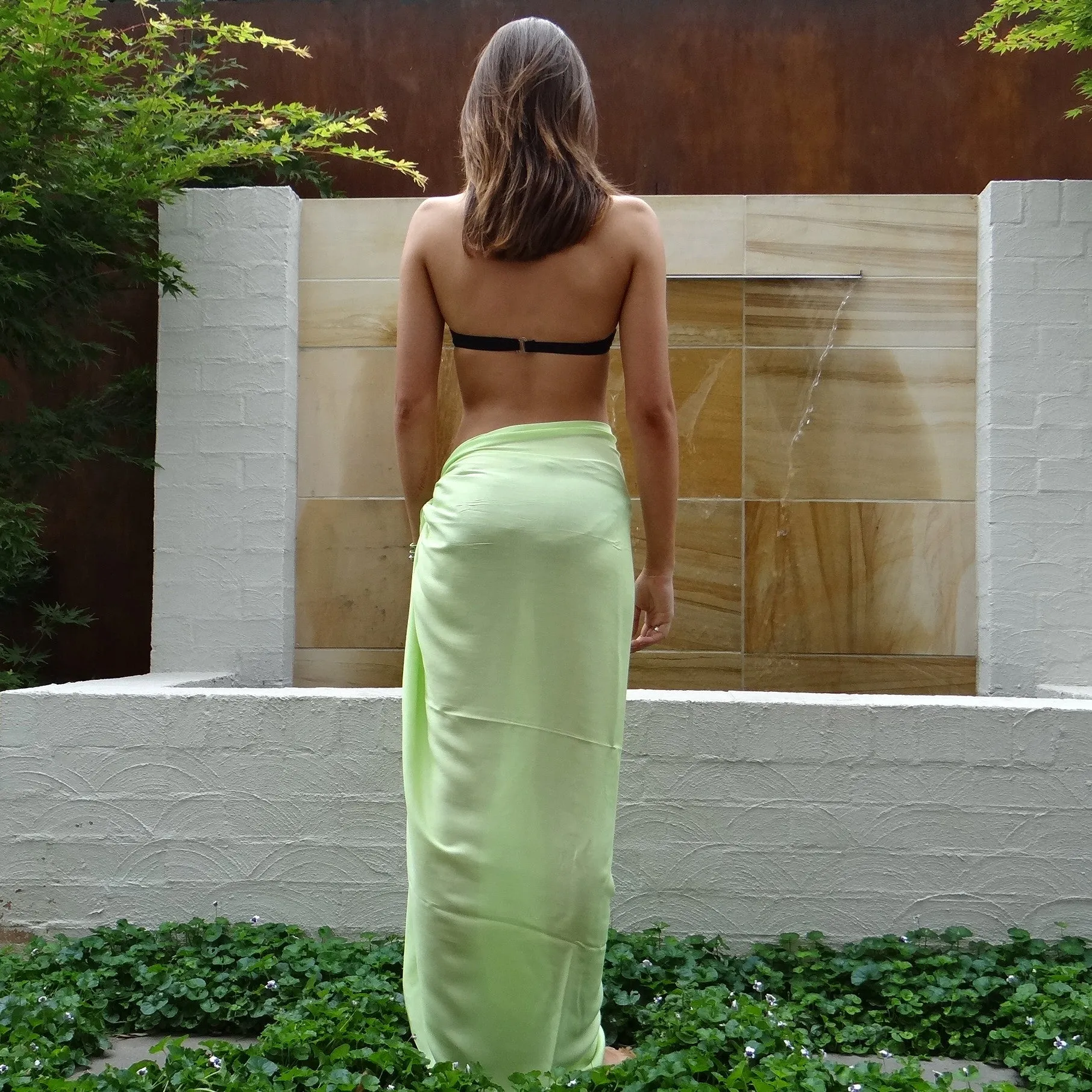 Lime Green Beach Sarong