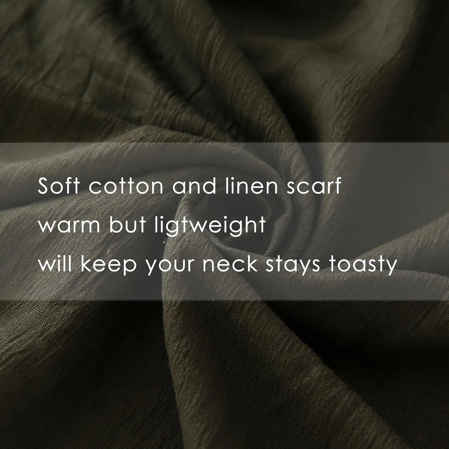 Long Lightweight Soft Scarf for Women and Men Large Shawl Wrap Cotton Blend Scarves