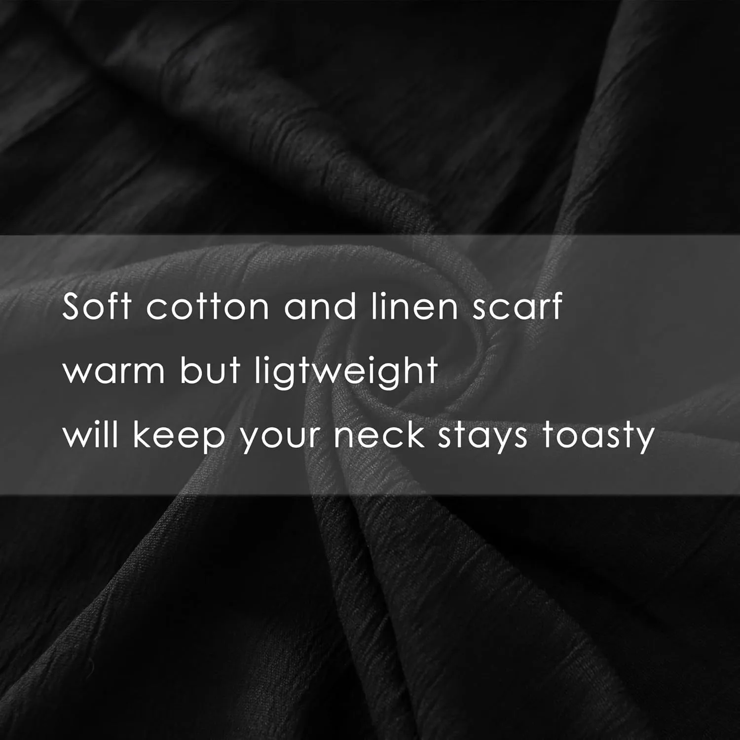 Long Lightweight Soft Scarf for Women and Men Large Shawl Wrap Cotton Blend Scarves