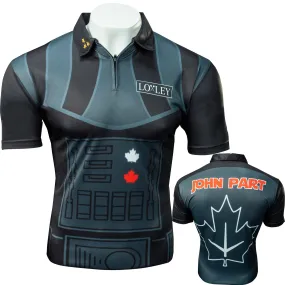 *Loxley John Part Dart Shirt - Darth Maple - Black