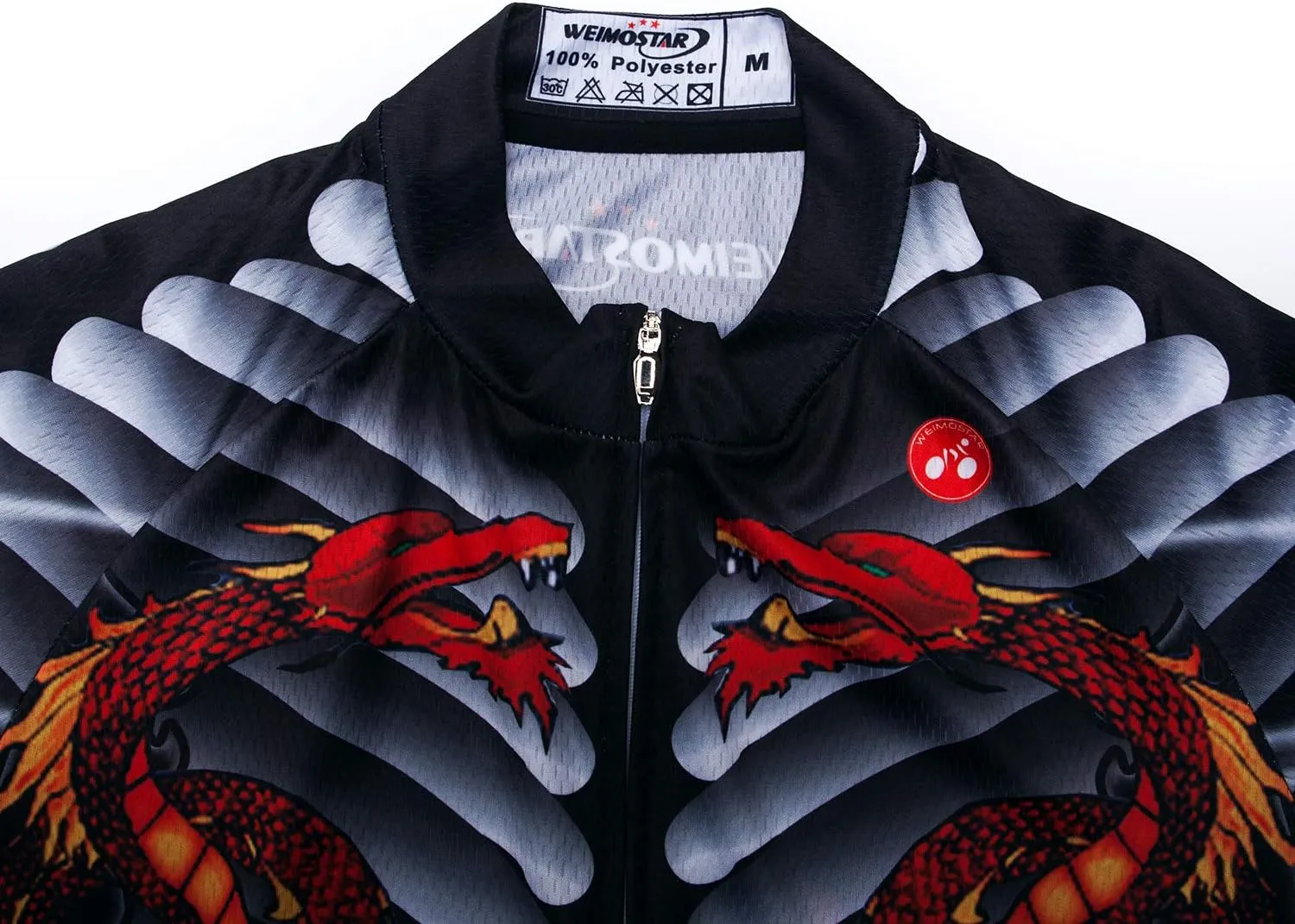 Men's 3D Long Sleeve Cycling Jersey Breathable Bike Jacket Biking Shirt