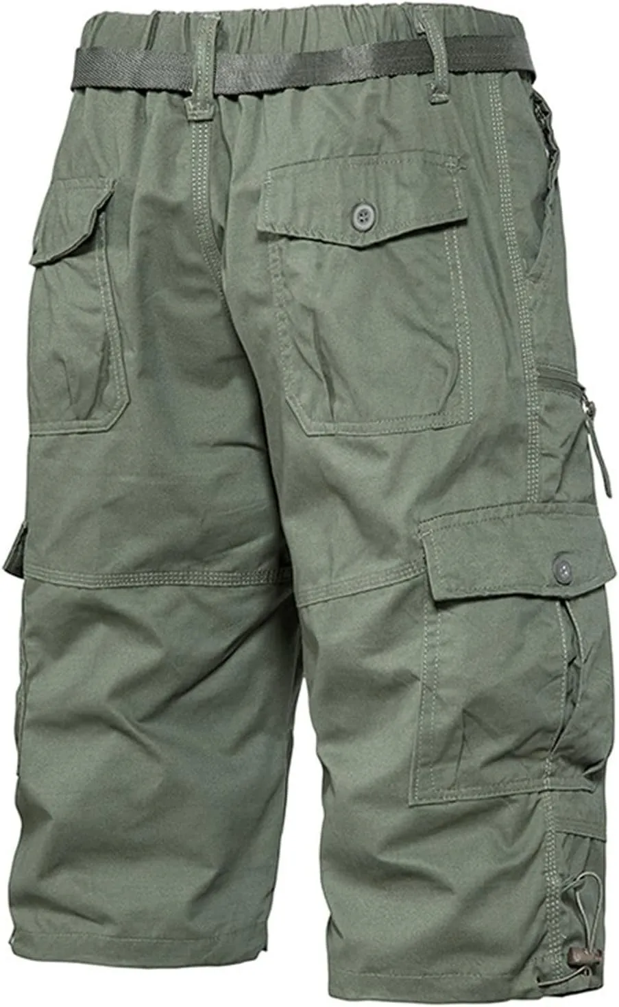 Men's Camo Cargo Shorts Relaxed Fit Multi Pockets Camouflage Military Shorts Cotton Twill Outdoor Shorts