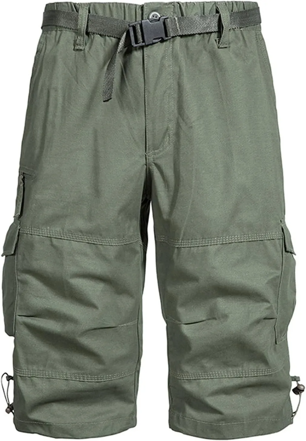 Men's Camo Cargo Shorts Relaxed Fit Multi Pockets Camouflage Military Shorts Cotton Twill Outdoor Shorts
