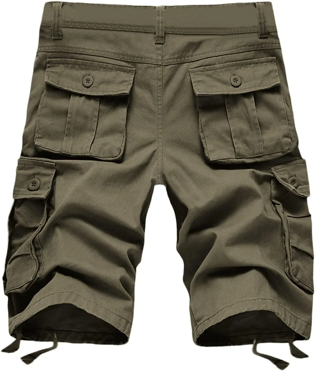 Mens Cargo Shorts Relaxed Fit Stretch Waist Multi Pocket Athletic Jogger Shorts Lightweight Tooling Shorts No Belt