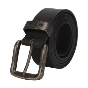 Men's Solid Brand Logo Belt