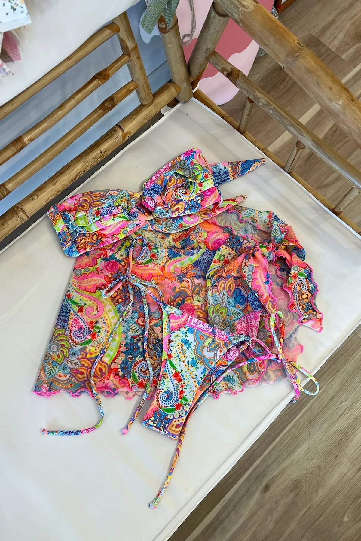 Mini Mesh Sarong in Dreamscape