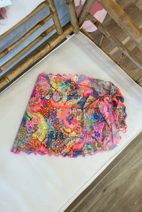 Mini Mesh Sarong in Dreamscape