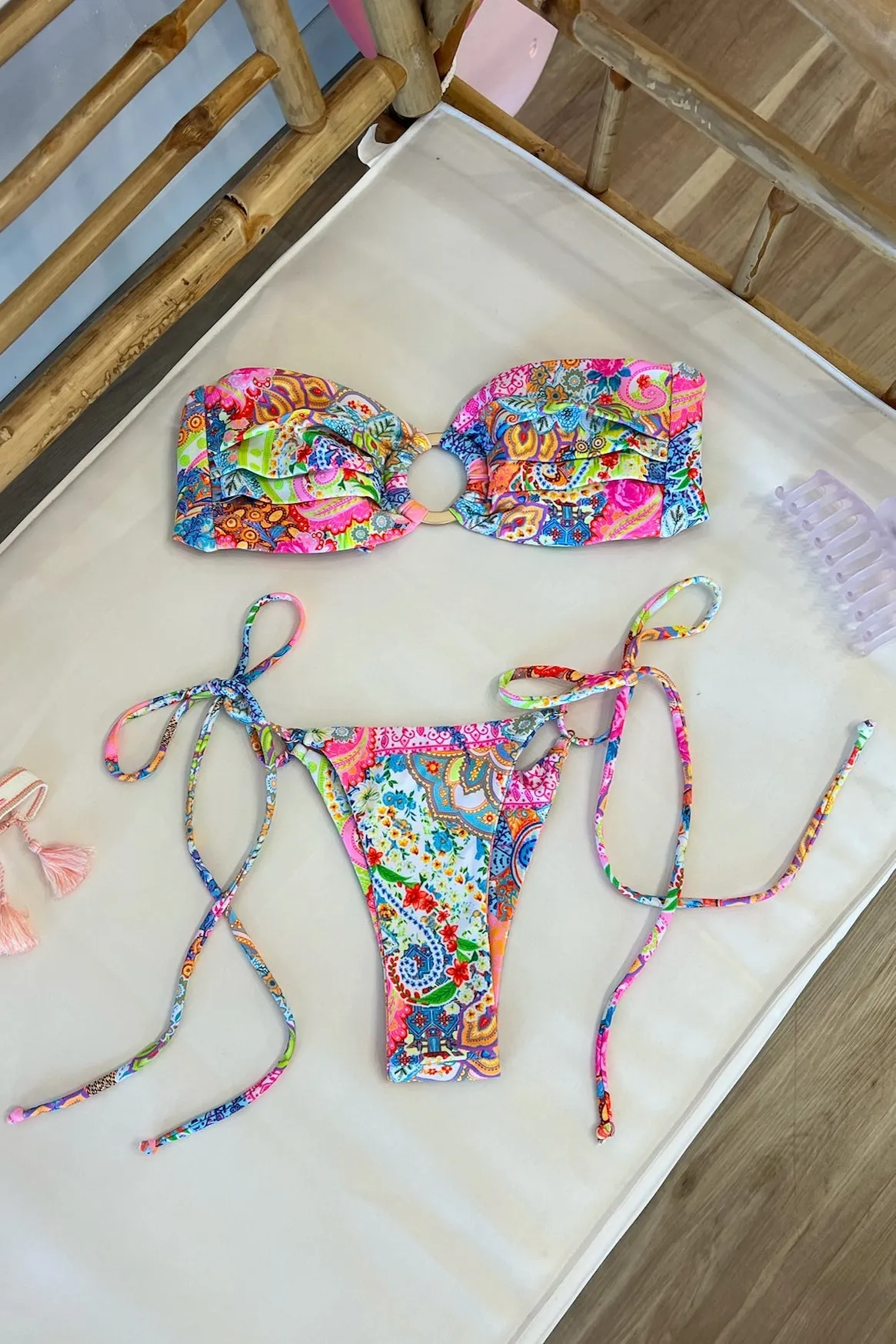 Mini Mesh Sarong in Dreamscape