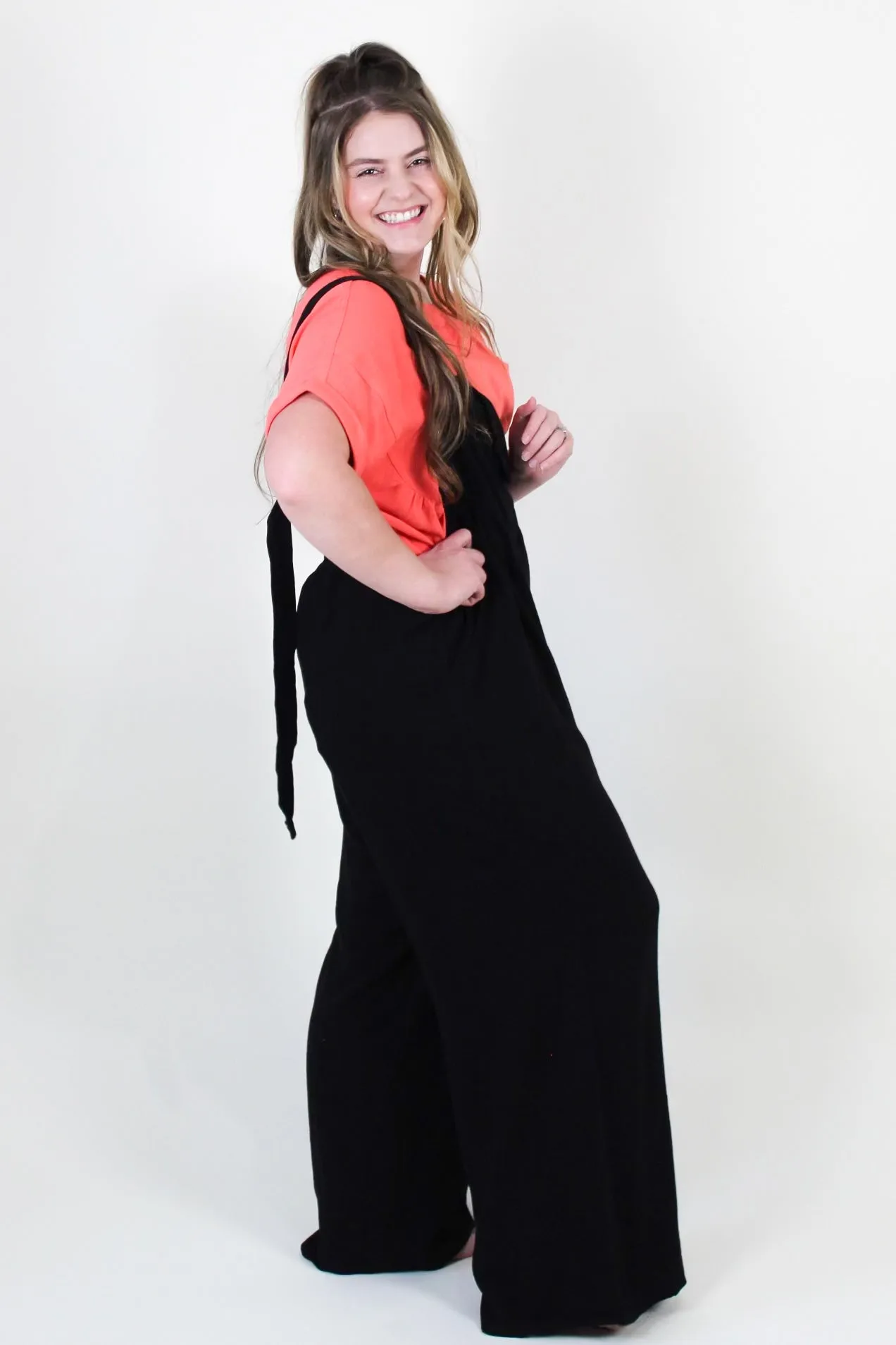 Oversized Linen Creamsicle Blouse