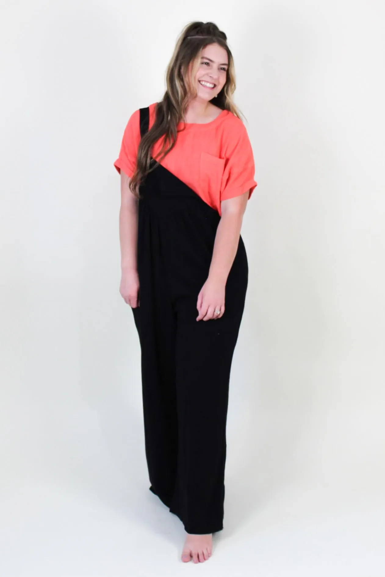 Oversized Linen Creamsicle Blouse