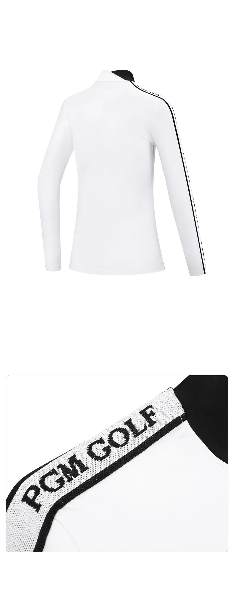 PGM YF478 high quality women long sleeve golf polo shirt custom breathable golf shirt