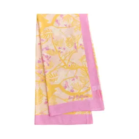 "Coco Dream" Beach Sarong Wrap  - Pink & Yellow