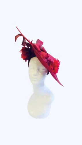 Red Wedding Hat