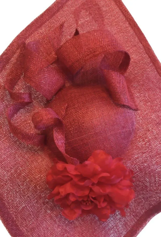 Red Wedding Hat