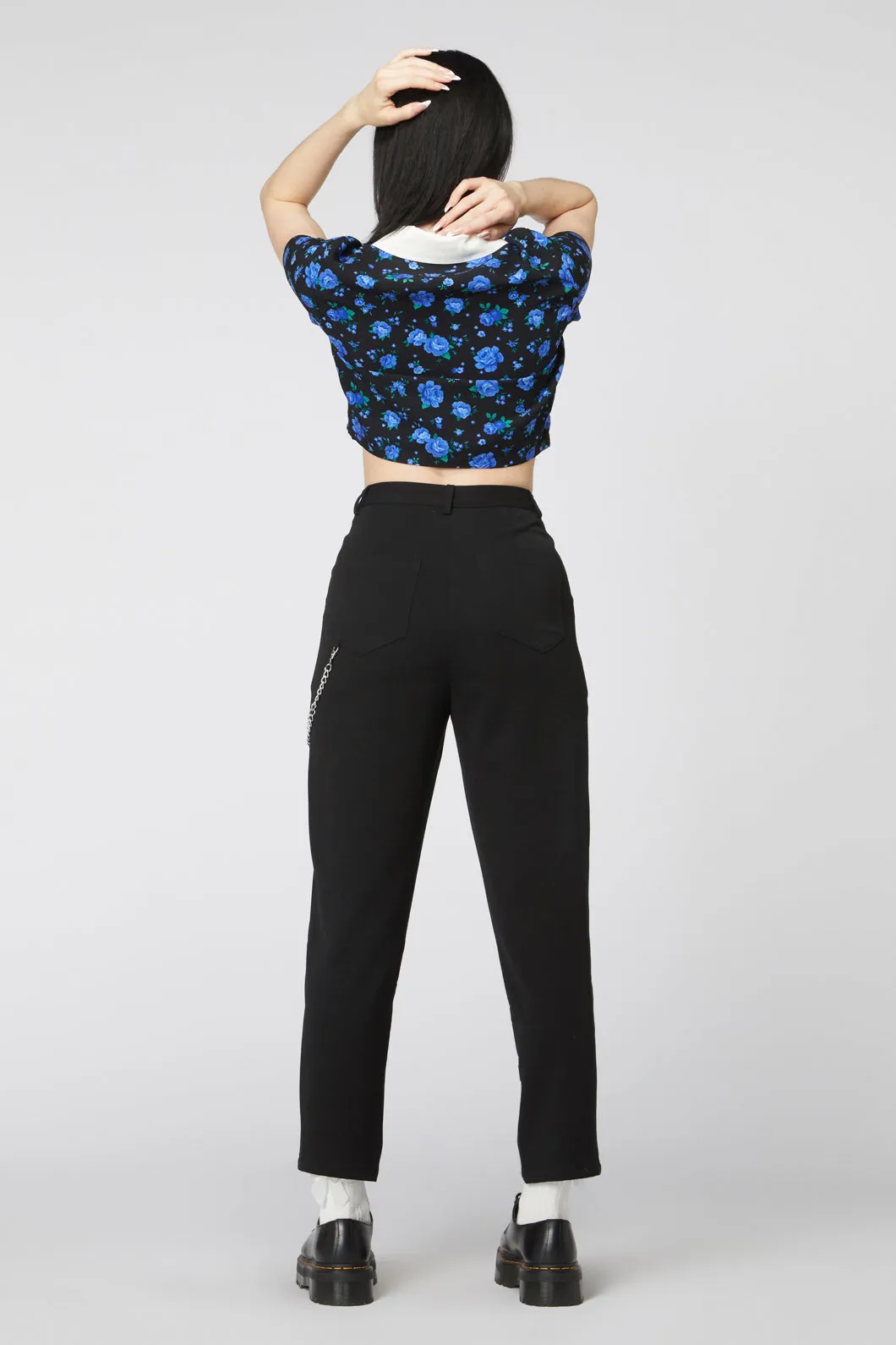 Rosie Collar Crop Blouse
