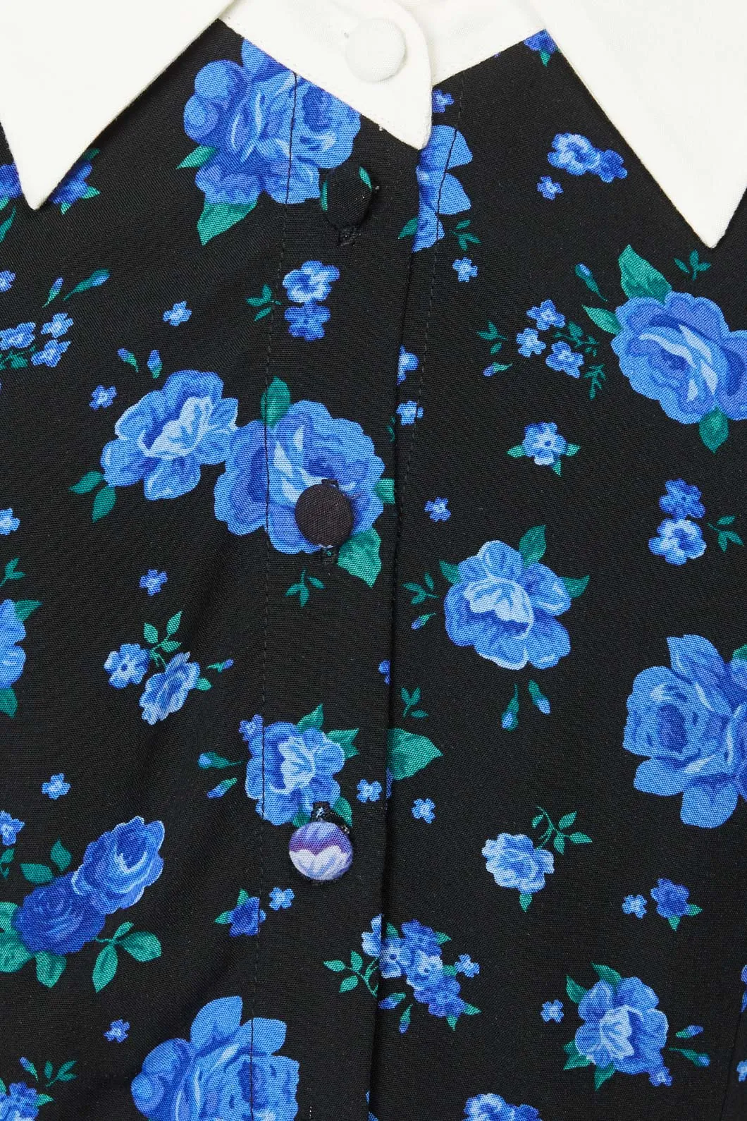 Rosie Collar Crop Blouse